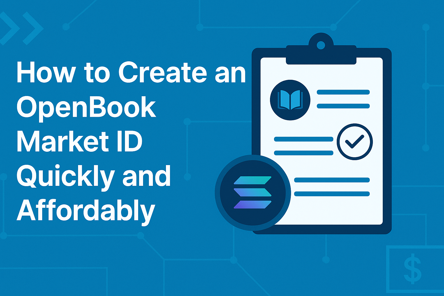 Create OpenBook Market ID